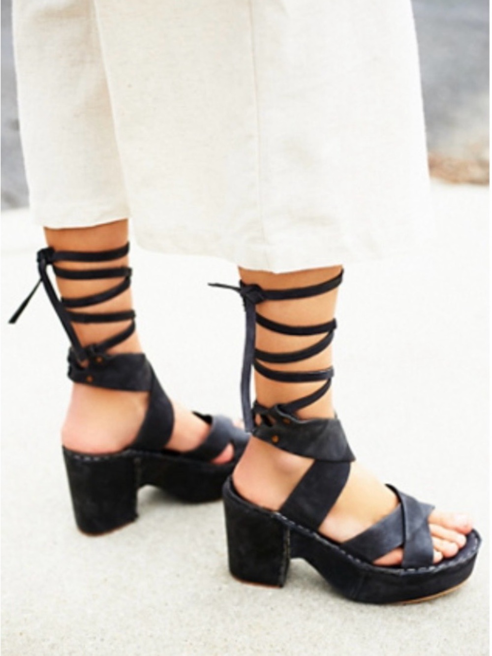 Free People Illusion Lace-Up Sandal